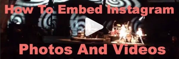 How To Embed Instagram Photos And Videos featured image