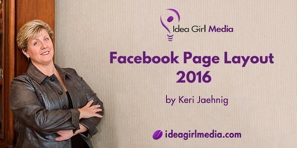 Facebook Page Layout 2016 – A Video Tour Of New Features featured image