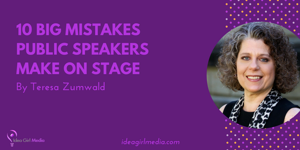 10 Big Mistakes Public Speakers Make On Stage featured image