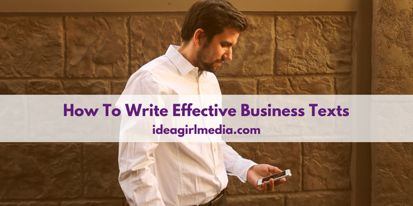 How To Write Effective Business Texts featured image