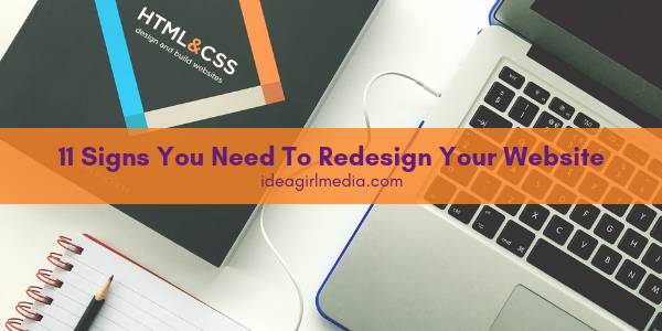 Eleven Signs You Need To Redesign Your Website featured image