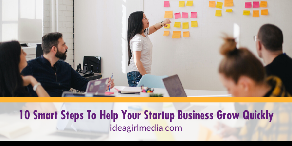 Ten Smart Steps To Help Your Startup Business Grow Quickly featured image