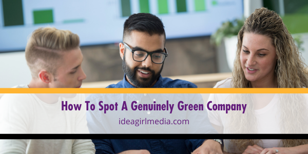 How To Spot A Genuinely Green Company featured image