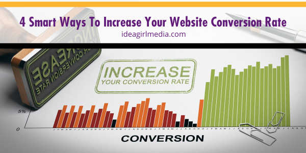 Four Smart Ways To Increase Your Website Conversion Rate featured image