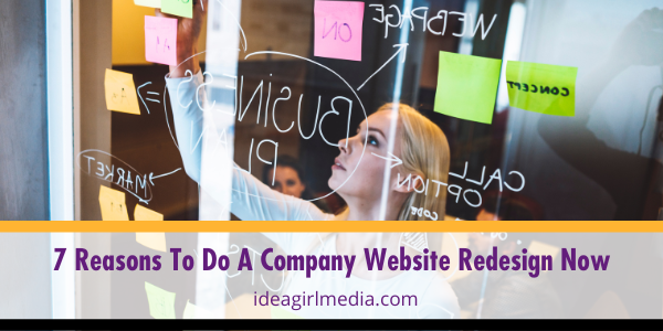 Seven Reasons To Do A Company Website Redesign Now featured image