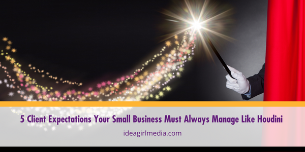 Five Client Expectations Your Small Business Must Always Manage Like Houdini featured image